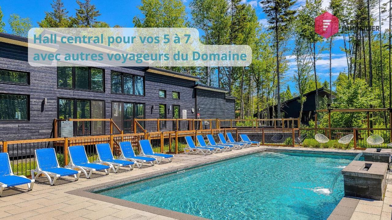 Le Bleu Bourgeois De Portneuf - Natural Elegance - Hot Tub, Sauna And Pool Pont-Rouge Eksteriør billede